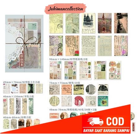 

✨ BISA COD ✨ DIY Journal Album Kit - Paket Album Jurnal DIY (83pcs) - KIT B