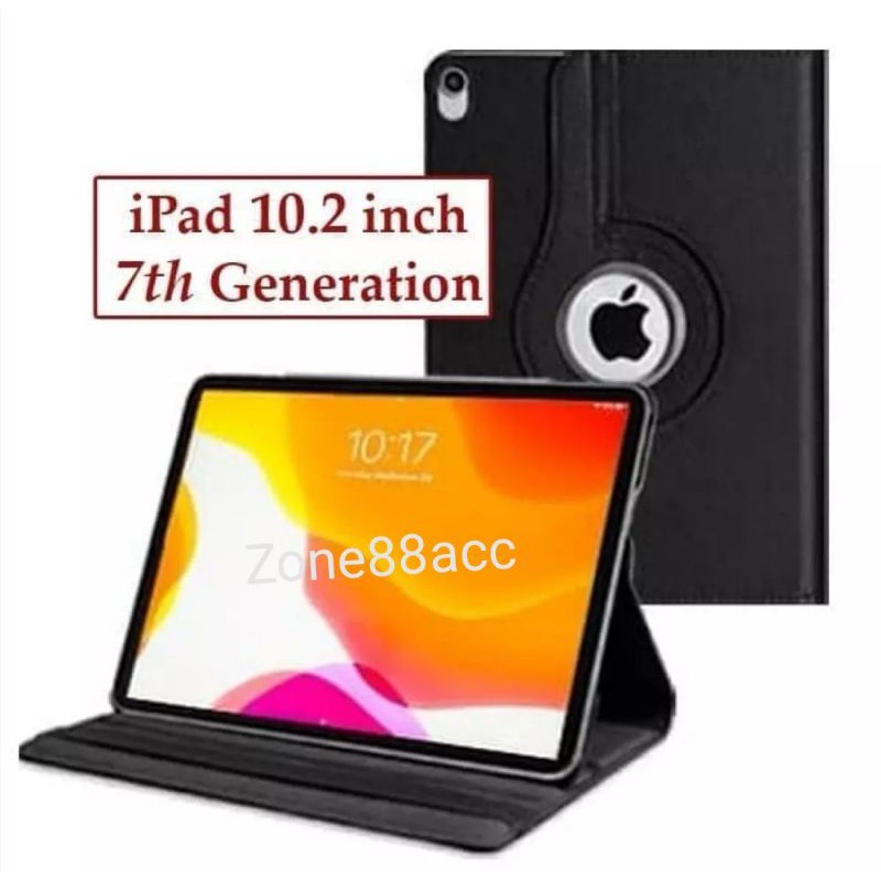 Ipad 7 8 9 10.2 inch 2019 Gen Sarung Rotary Folio ipad 9 Leather Flip Case Book Cover casing smart 7th 8th 9th Gen