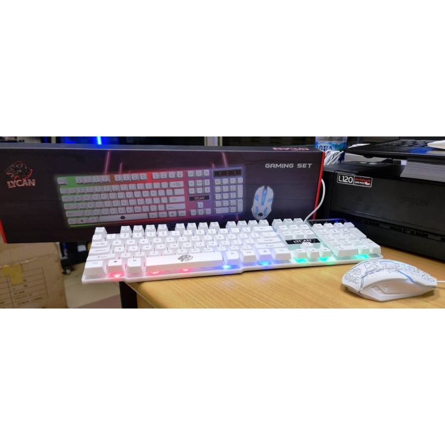 Keyboard Gaming + Mouse Gaming / Keyboard Mouse combo Gaming Lycan