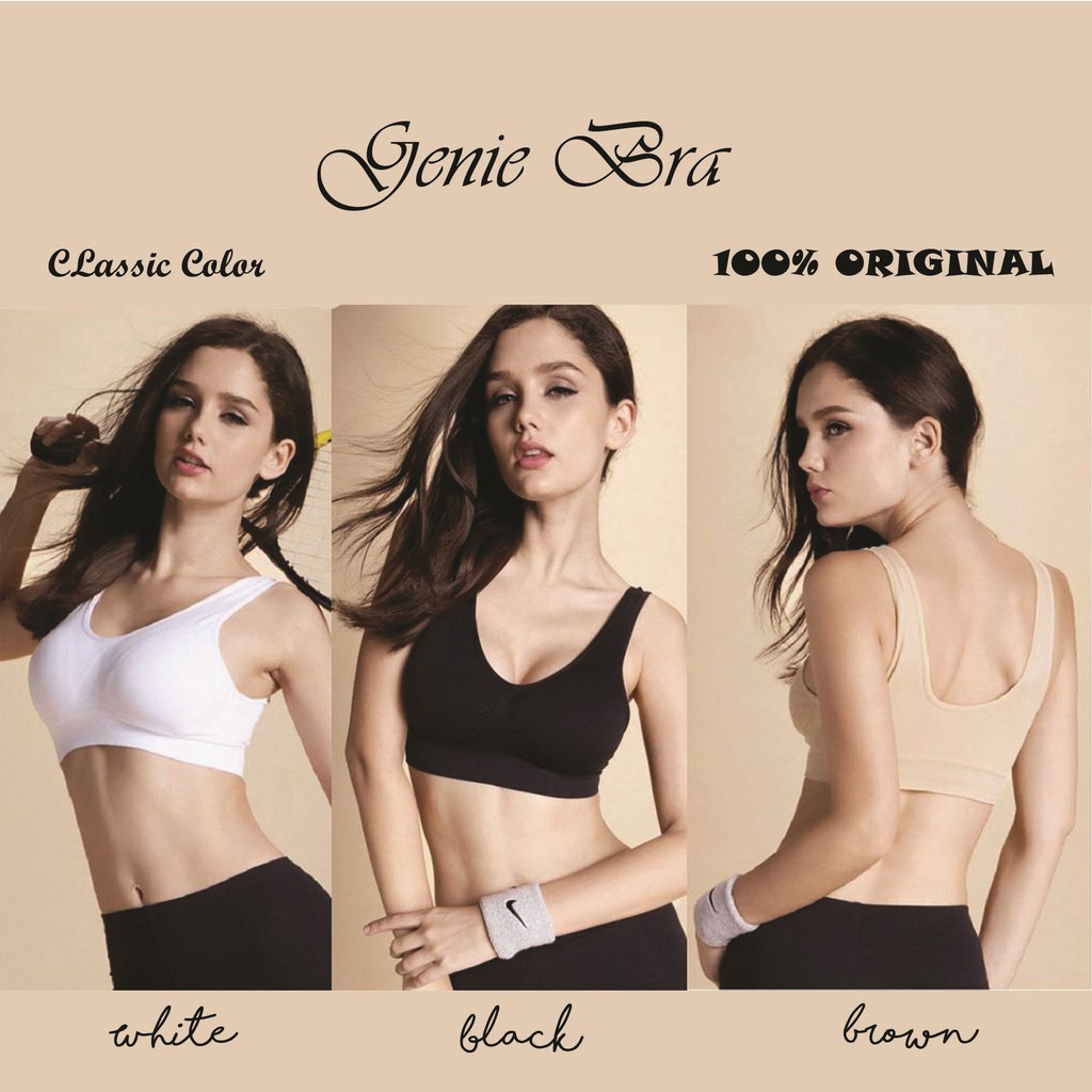 GENIE BRA CLASSIC PASTEL SUMMERS - MADE IN JAPAN DAPAT 3 IN 1 ( 1 SET BOX ) ORIGINAL