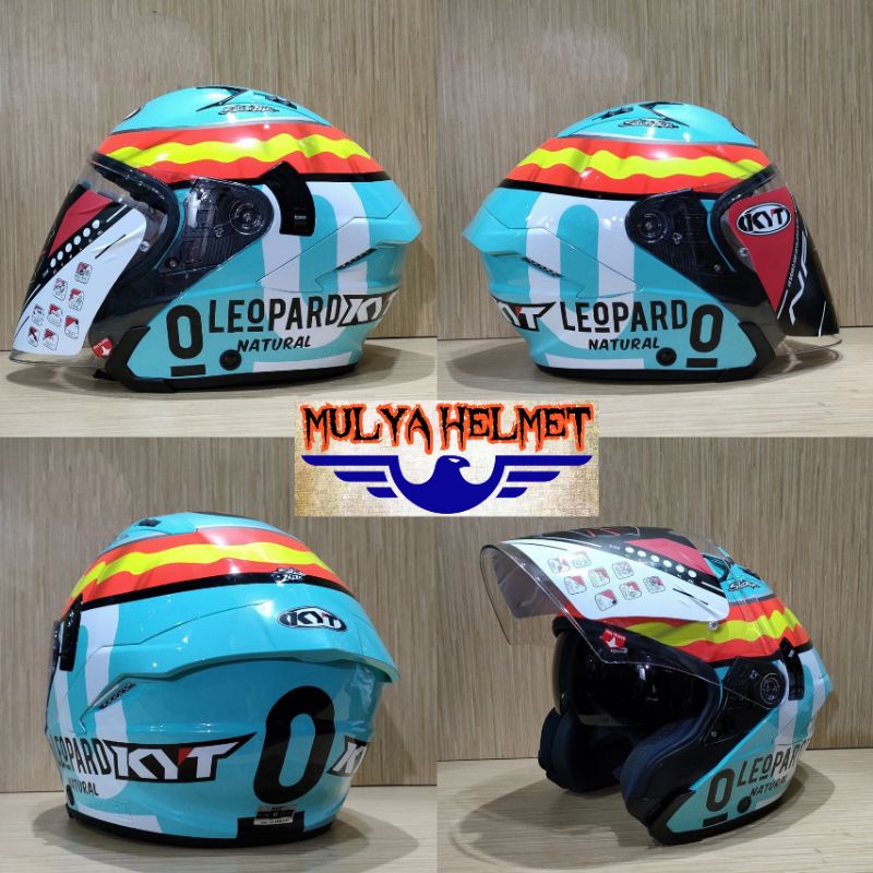 Helm KYT NFJ Motif Leopard