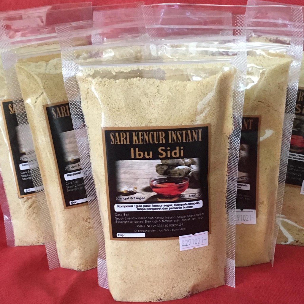 

Sari Kencur Instan Ibu Sidi Pouch 250gr Minuman Herbal