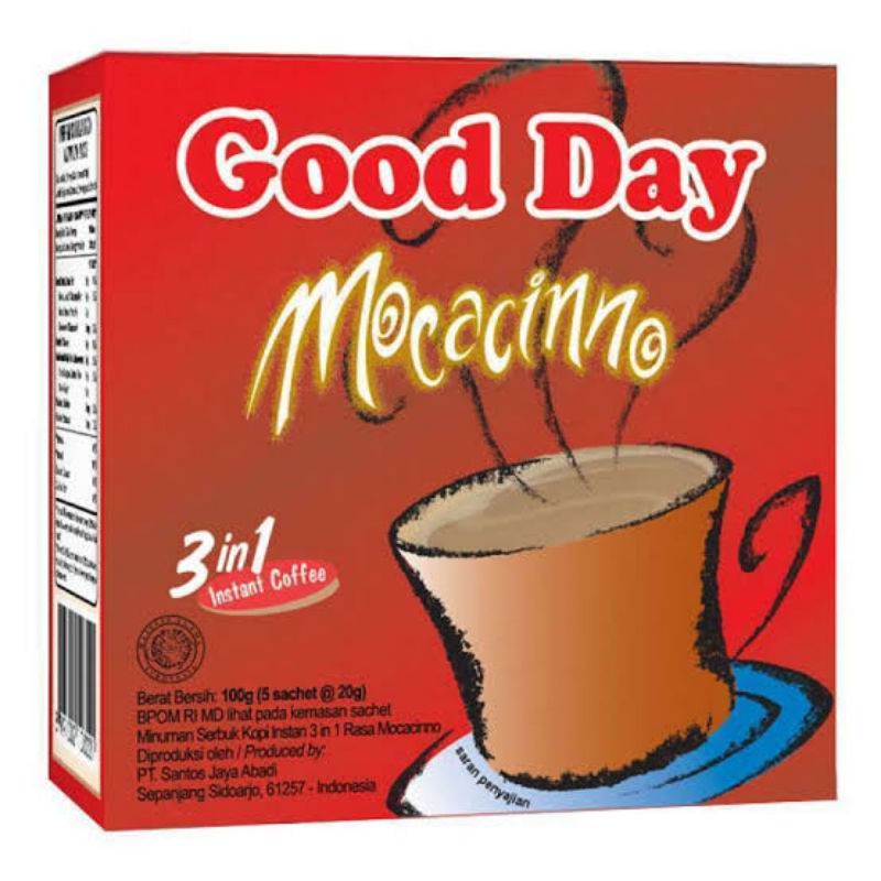 

Good Day kopi 3 in 1 box isi 5