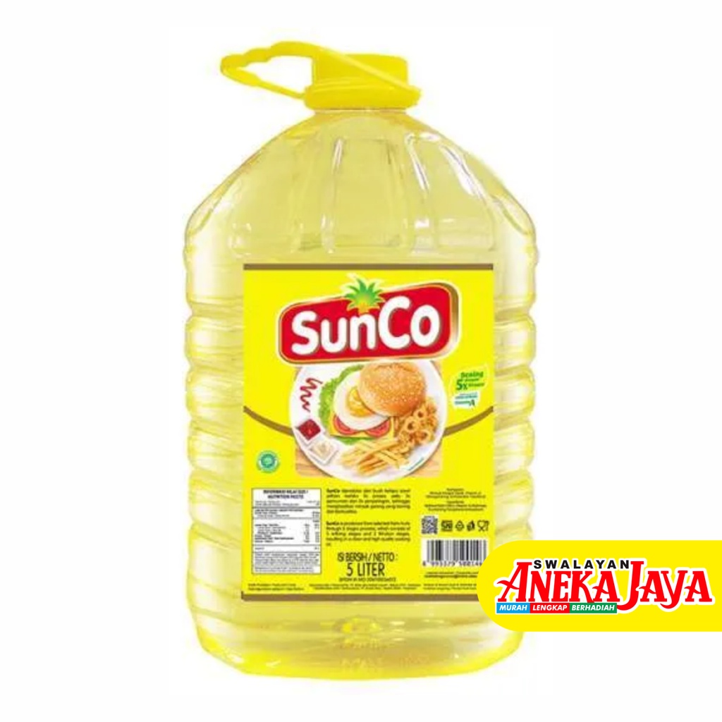

SUNCO MINYAK GORENG BOTOL 5 LITER