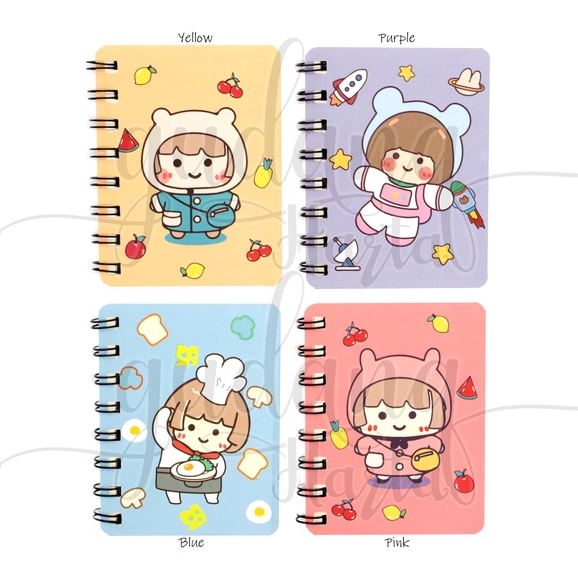 Notebook Mini Spiral Astro Girl Buku Tulis Mini Astronot GH 308507