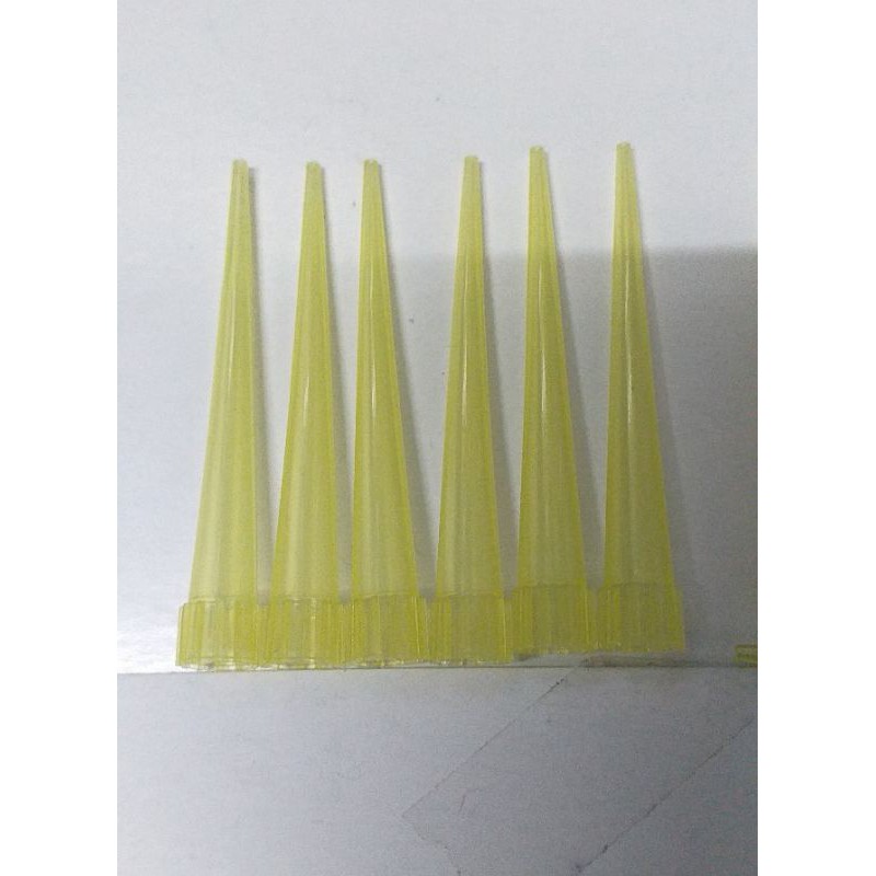 Yellw Tip/Tip Kuning/Tip Micropipet(harga/1 pac isi 500 pcs)