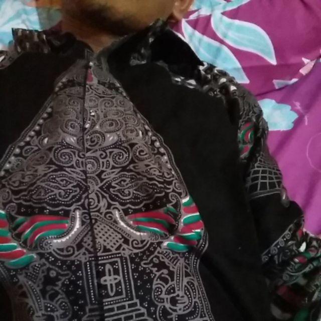 Trolistore Grosir Kemeja Batik Pria Cowok Lengan Panjang Motif Kraton V2