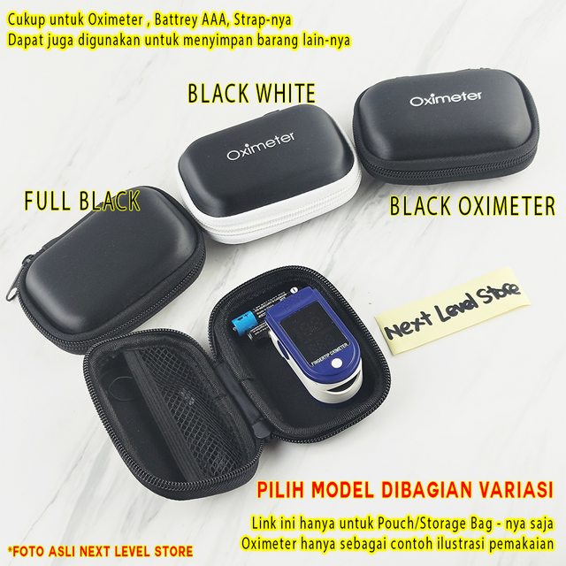 Pouch Oximeter Oxymeter Tas Dompet Case Casing Penyimpanan - 3 Model