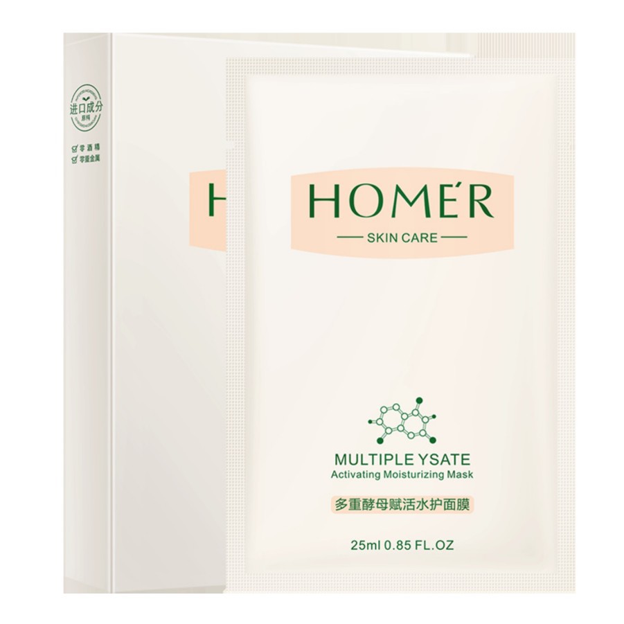 HMYS homer multiple ysate moisturizing face sheet mask masker wajah ke