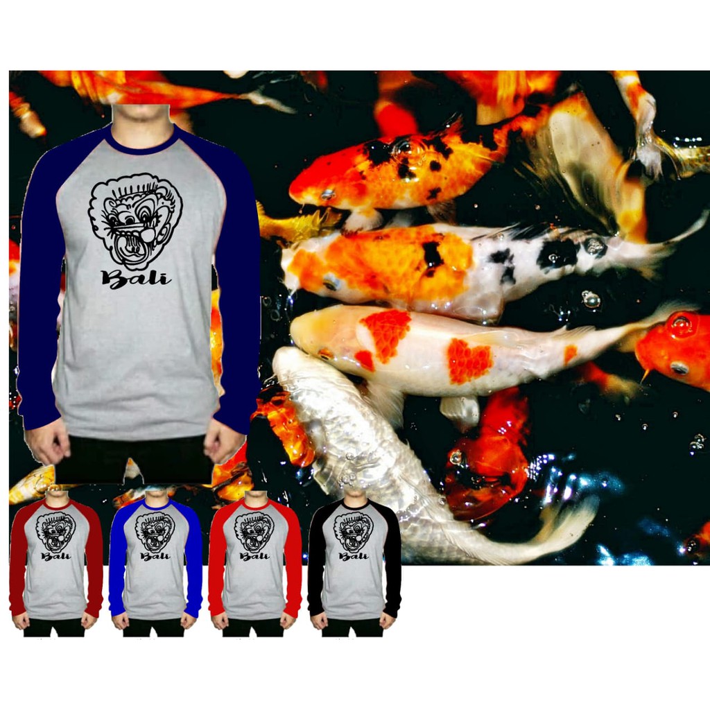 Kaos Oblong lengan panjang Bali /  Baju Lengan Panjang pria unsex