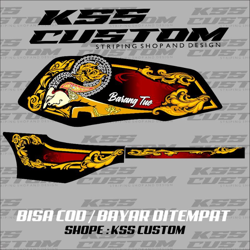 striping gl pro - gl max wayang - striping gl wayang variasi laris - striping gl custom