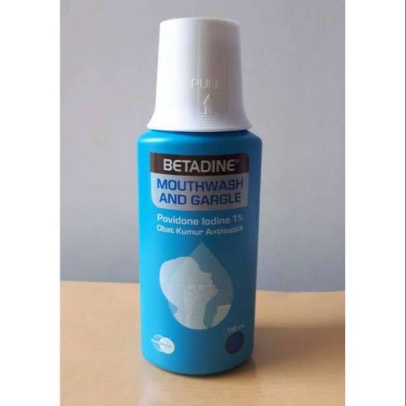 BETADINE KUMUR ANTISEPTIK / PEMBERSIH MULUT 190ml