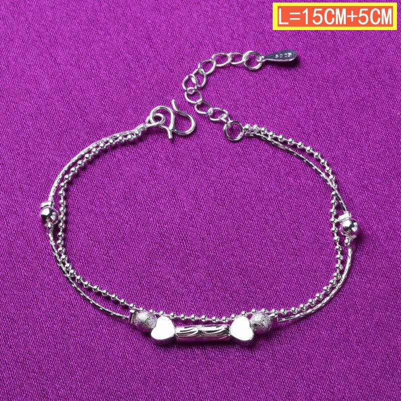 50 gaya 925 gelang perak asli, aksesoris perhiasan fashion Jepang dan Korea-37