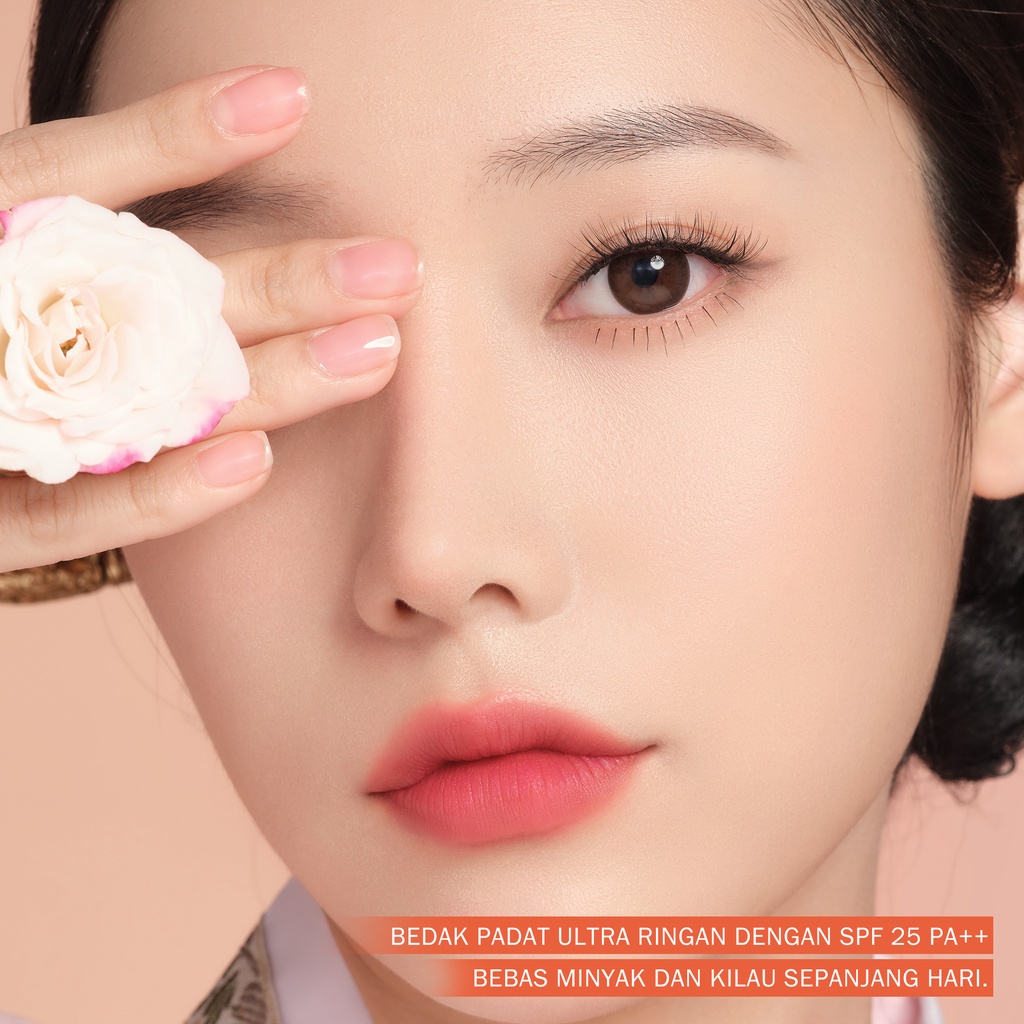【PRE-ORDER】BNB barenbliss Korean Bloomatte Fine to Refine Compact Powder 「24H oil control」Bedak Padat-3