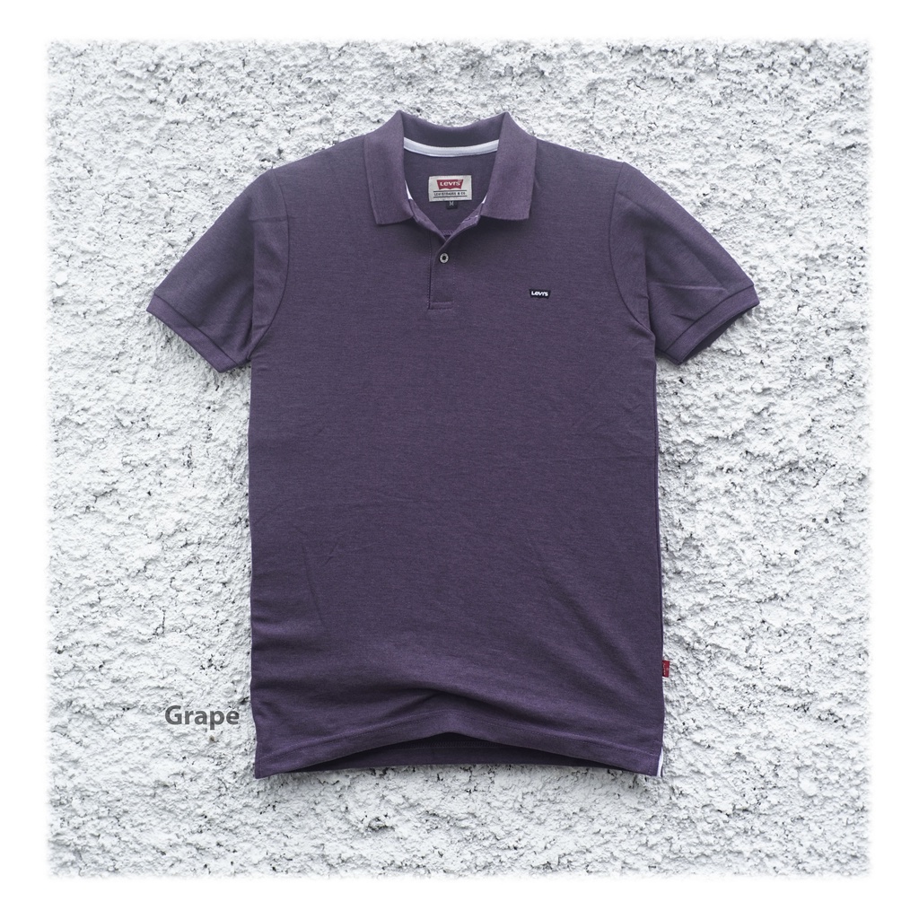 Kaos Pique Polo Levi's - Plum Navy