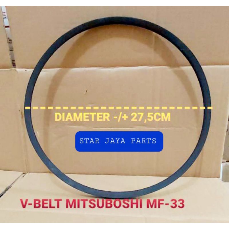 Vanbelt /Vbelt mesin cuci mitsuboshi M-33 / MF1330