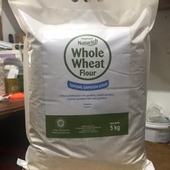 

TERMURAH Tepung Gandum Utuh Naturich Whole Wheat Flour Bogasari Repack 1Kg