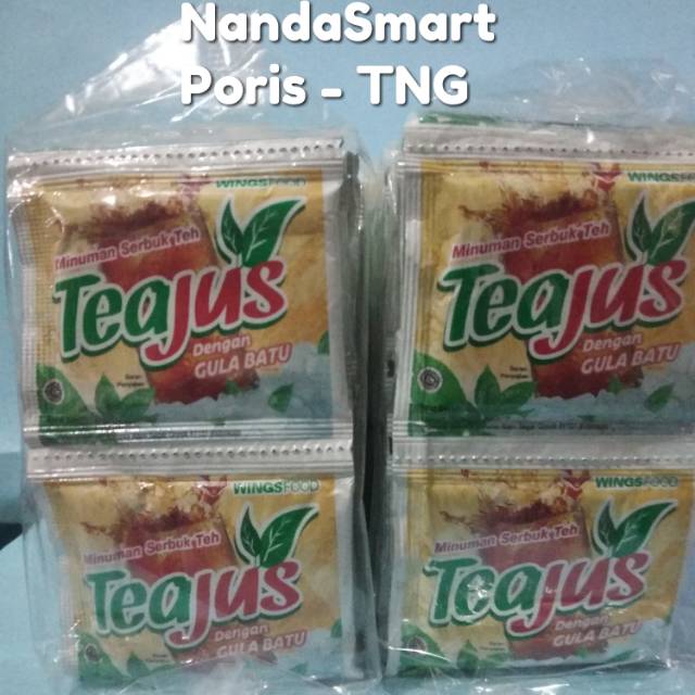 

Teajus GulaBatu perpack isi 6 renteng