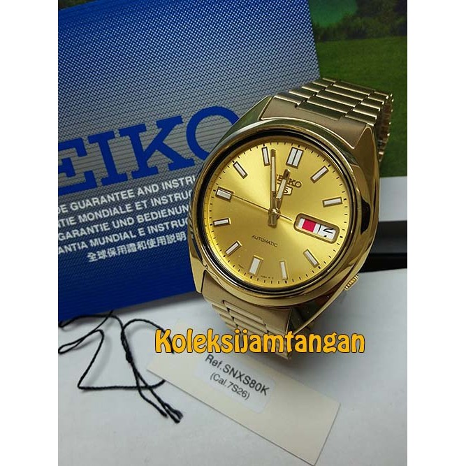 JAM TANGAN WANITA SEIKO AUTOMATIC SNXS80K MURAH ORIGINAL GARANSI RESMI