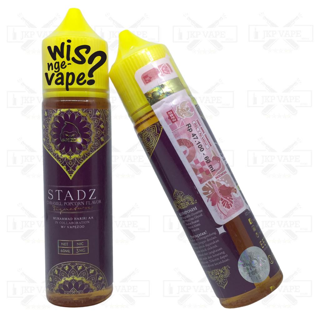 Jual STADZ Caramel PopCorn 60ML Liquid Vape Freebase Shopee Indonesia