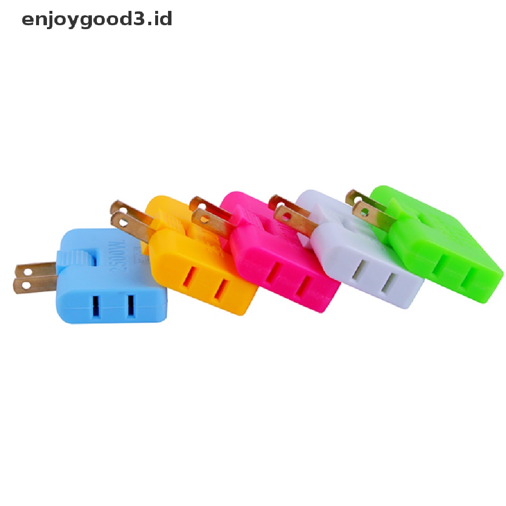 (Rready Stock) Adaptor Sambungan Kabel Listrik 3 In 1 Rotasi 180 Derajat Adjustable (ID)