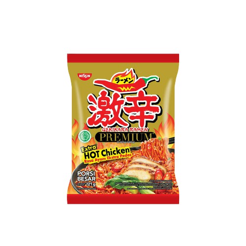 

[7.7] NISSIN GEKIKARA RAMEN PREMIUM HOT CHICKEN 121g