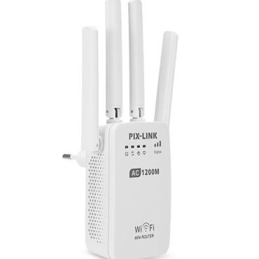 PIX - LINK LV - AC05 1200M DUAL-BAND WIFI RANGE EXTENDER HTG65415FG