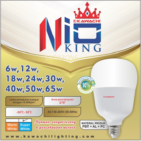 Led Lamp 40WATT NIO KING NK-40W KAWACHI