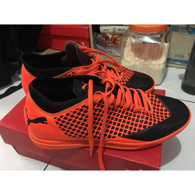 Sepatu Futsal Puma Future 2.4 IT Orange Original