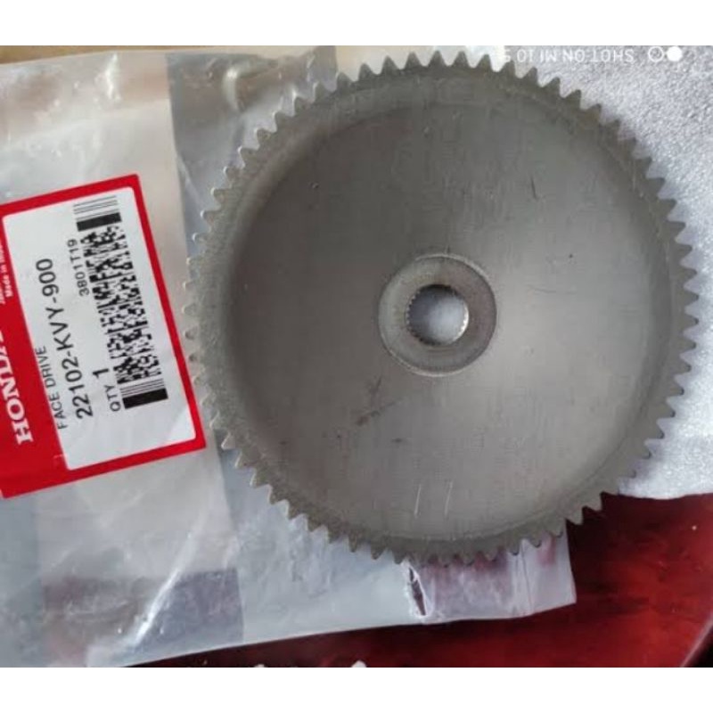 22102-KVY-900 HGP AHM 100% ORIGINAL FACE DRIVE GIGI STATER BEAT SPACY KARBU 22102KVY900