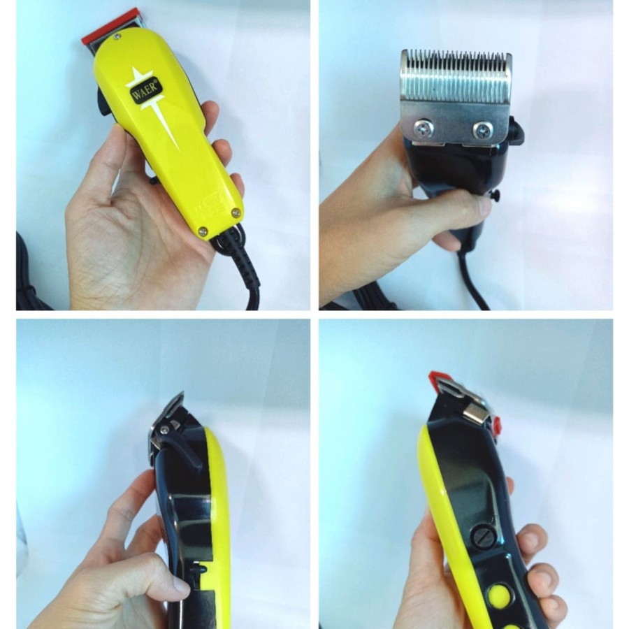 ALAT CUKUR RAMBUT LISTRIK SALON PROFESIONAL HAIR CLIPPER WAER WA-91341 ORIGINAL WAER