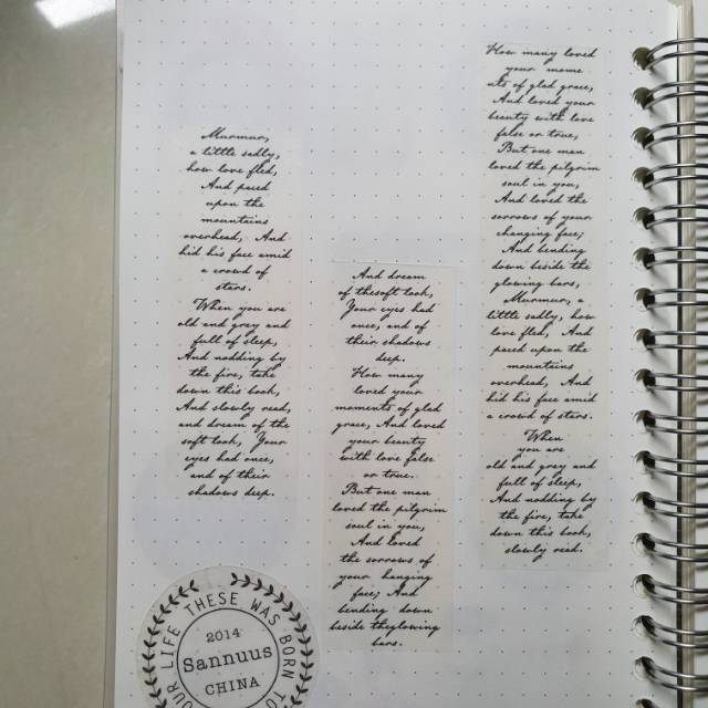 

washi tape sample for scrapbook and journal ( per meter )