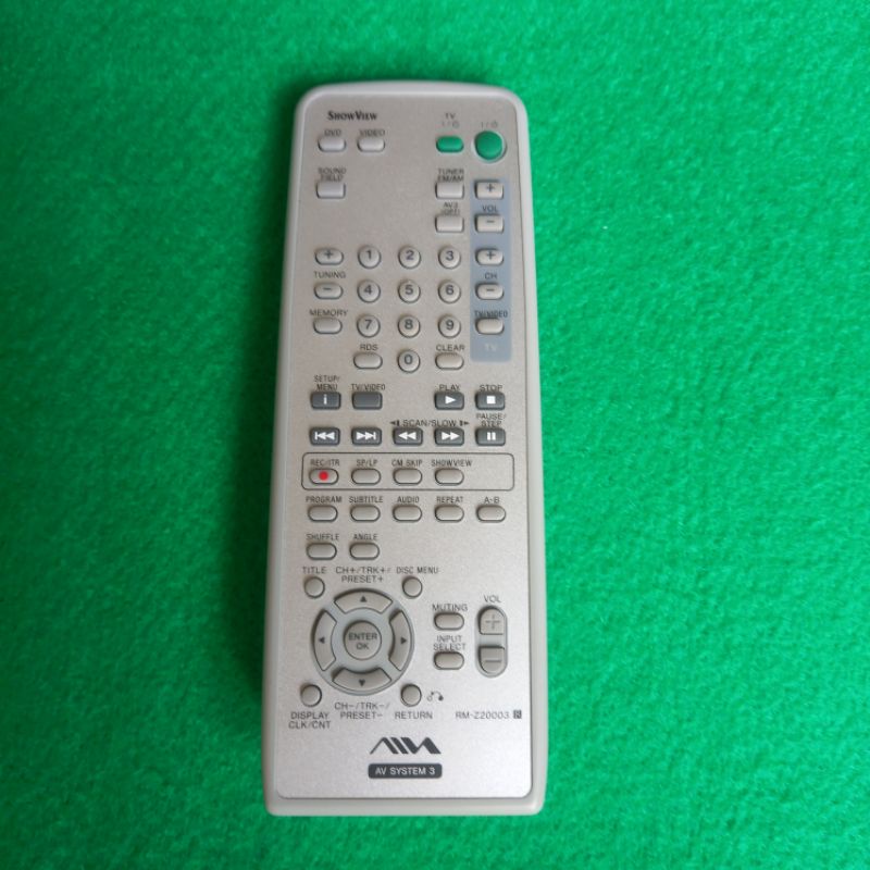 Remote AIWA AV SYSTEM Home Theater Original . RM - Z20003 .