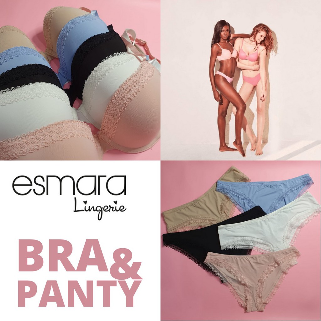 Esmara Bra Set Lace plus panty BH dan celana dalam wanita // sisa ekspor