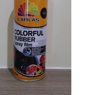 Carlas Rubber Paint Black C4 / Carlas Hitam
