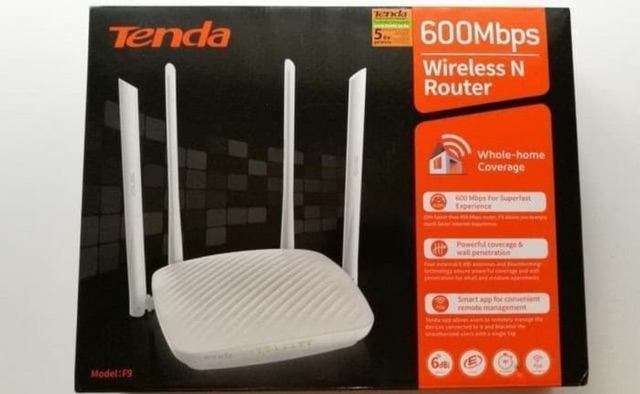 Tenda F9 600Mbps Wireless N Router