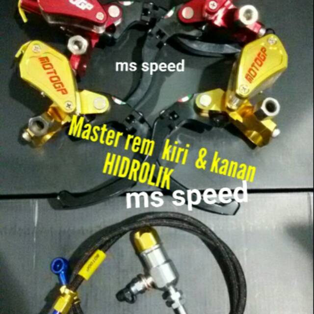 Masterem kanan kiri plus stut kopling hidrolik model brembo