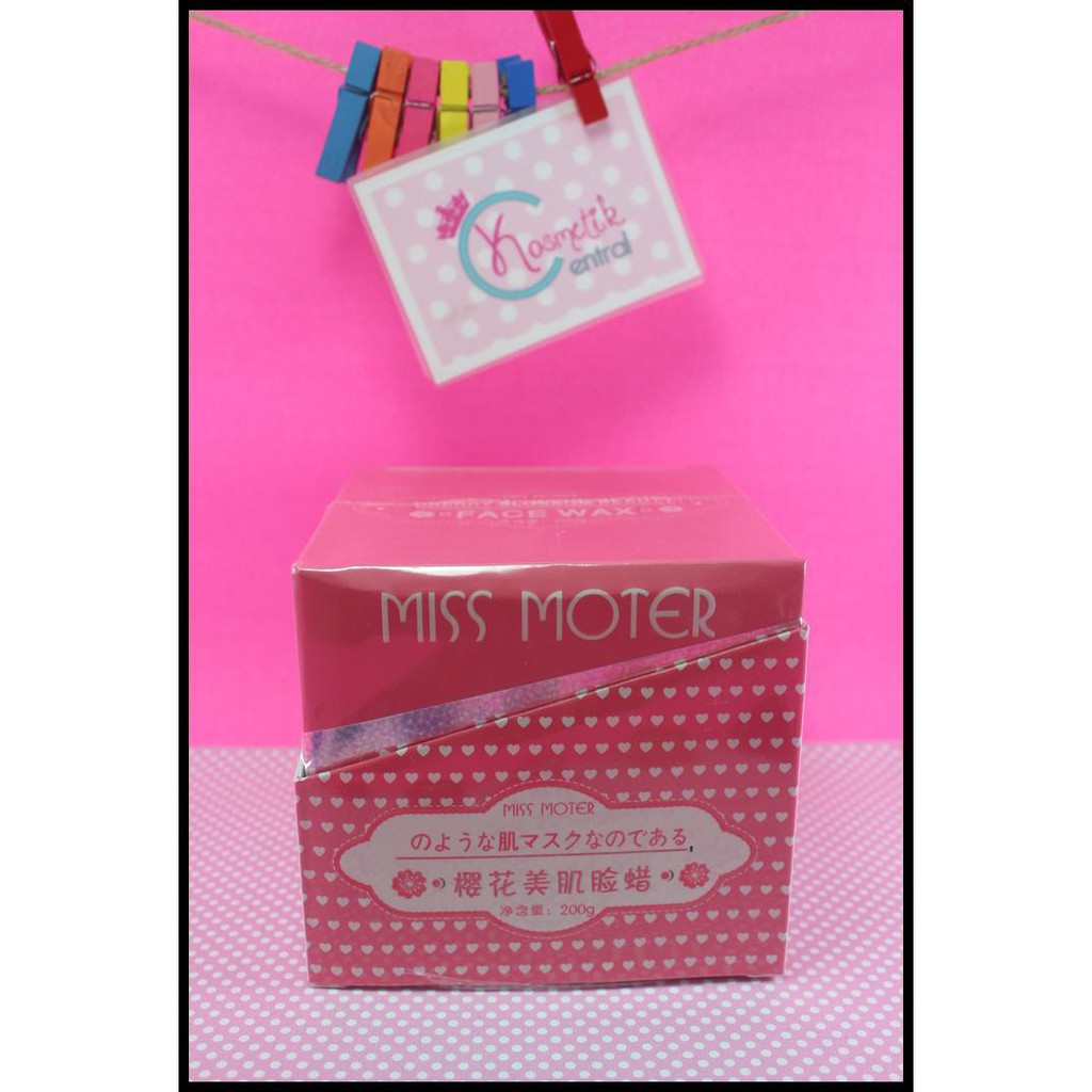 MURAH MERIAH MISS MOTER CHERRY BLOSSOM FACE WAX/MISS MOTER FACE WAX/MISS MOTER PINK