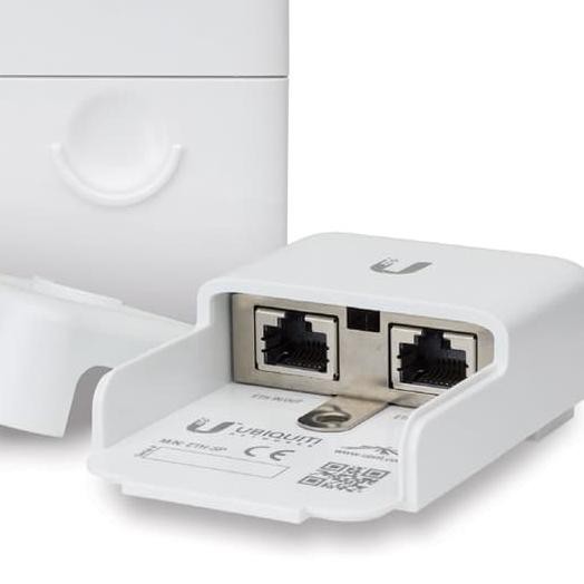 ♗ Ubiquity ETH-SP Ethernet Surge Protector / Anti Petir UTP LAN Outdoor ♣