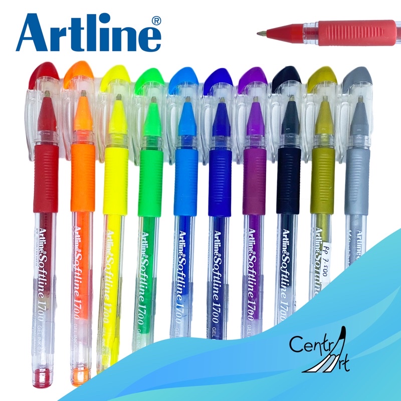

artline softline 1700 gel pen gel ink 0.7mm