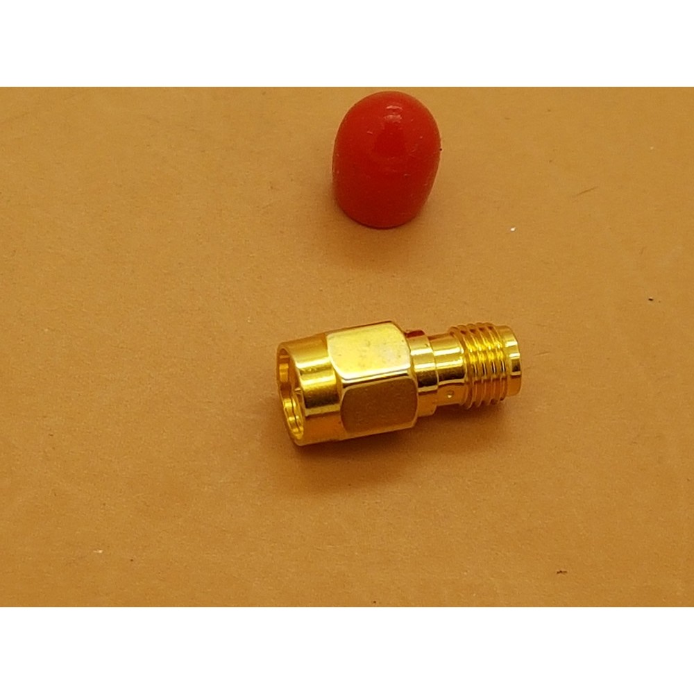 RP SMA Female Jack to SMA Male Plug Straight RF Coax Adapter Connector