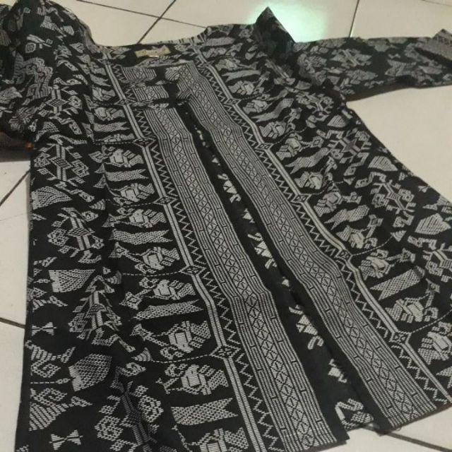 Tunik Batik Wanita Motif Prada Matahari