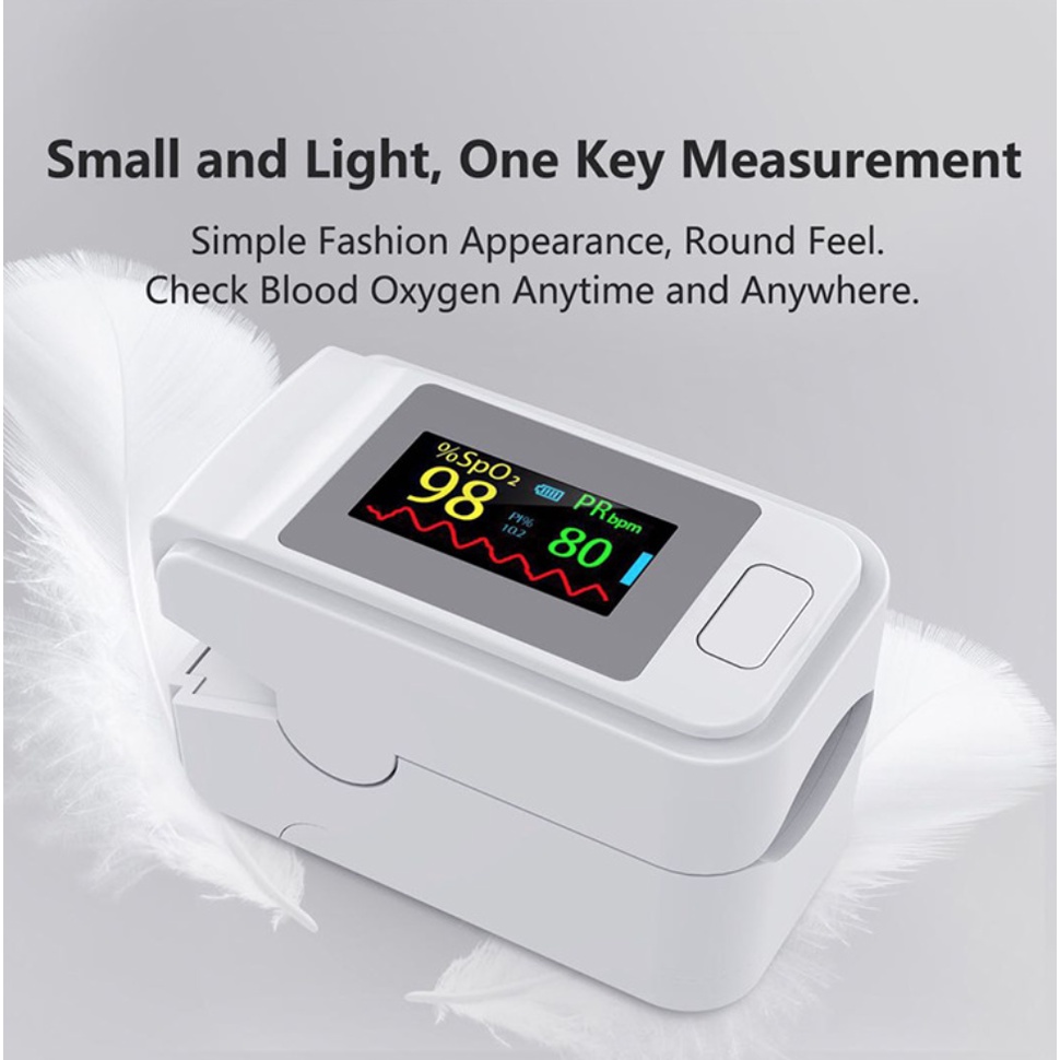 OXIMETER Fingertip Pulse Pengukur Kadar Oksigen Oxymeter Oksimeter Dalam Darah / Jantung