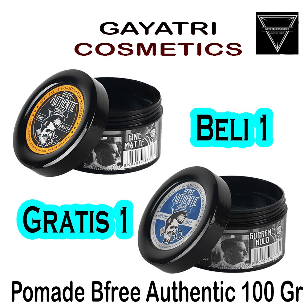 Promo Pomade Bfree Autentic BUY1GET 1