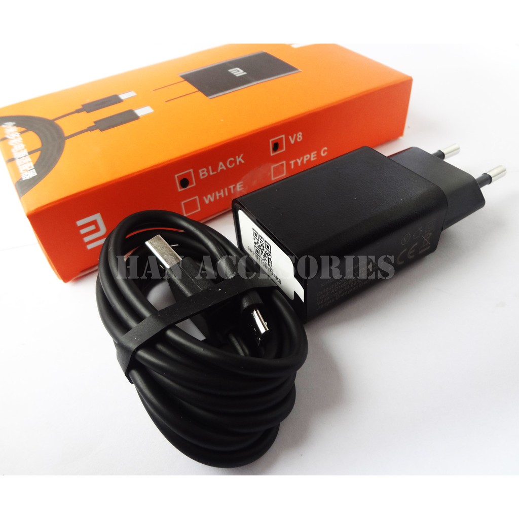 ORIGINAL 100% USB CHARGER XIAOMI MICRO USB MDY-03-AB / CASAN / PENGISI DAYA BATERAI HP