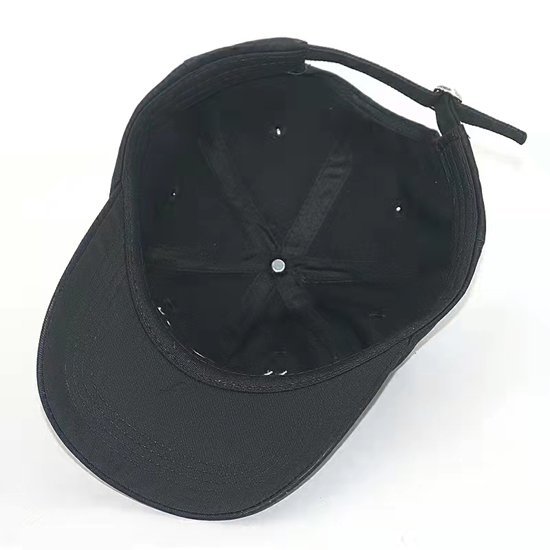 Topi Baseball Adjustable Bahan Katun Motif Bordir Gaya Gothic Hip Hop Untuk Pria Dan Wanita