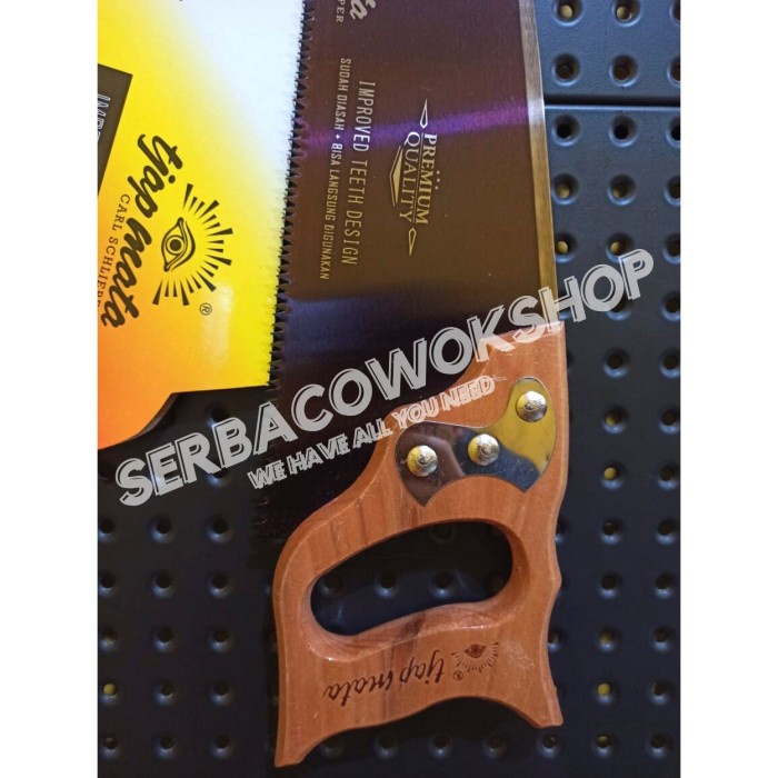 Tjap Mata Gergaji Kayu Potong 18 Inchi 450 mm Cap Mata Hand Saw Wooden