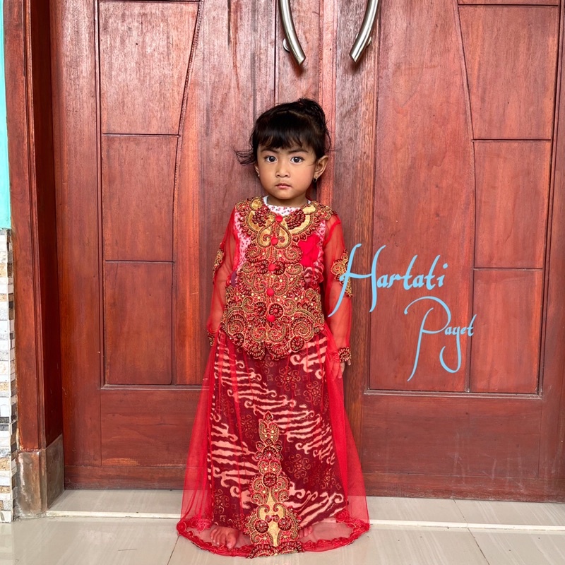 (Ready) Kebaya Barbie Anak Full Payet / Kebaya Anak / Kebaya Kartini / Kebaya Anak TK