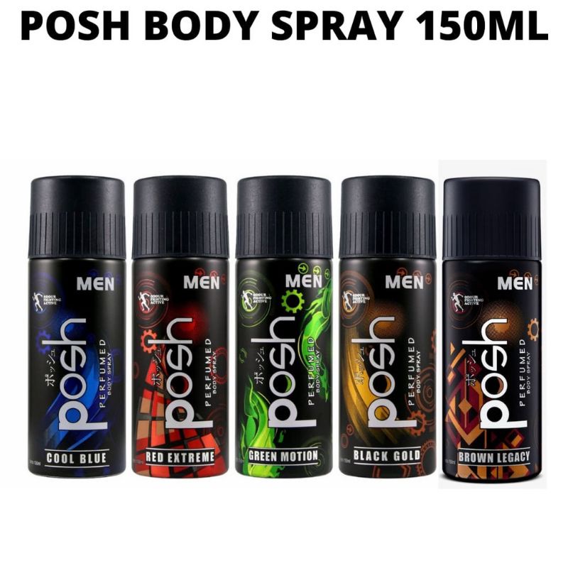 Posh Men Body Spray 150 ml/Posh Body Spray/Posh Men/Posh Parfum/Posh Parfum Pria/Parfum Pria