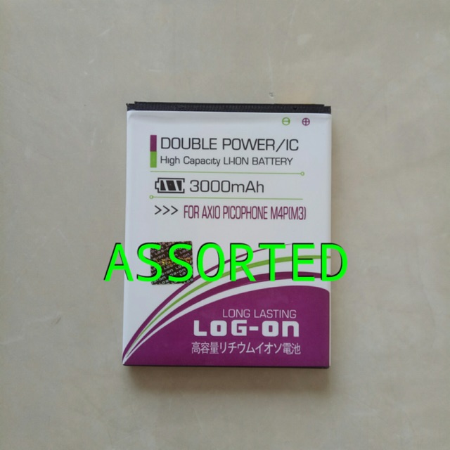 BATERAI LOGON LOG ON DOUBLE POWER AXIOO PICOPHONE M3 M4P